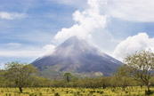 Magnifique volcan du Costa Rica