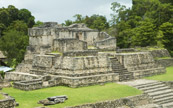 Le Temple de Caracol Mayan